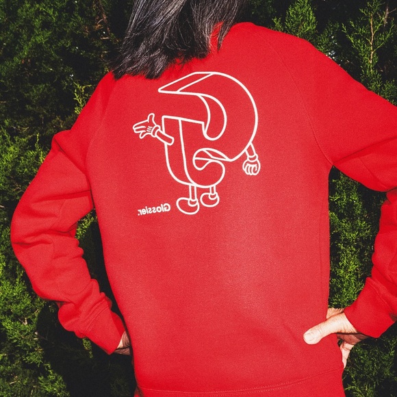 Limited Edition Glossier G Pal Crew Neck Sweatshirt - Picture 2 of 2